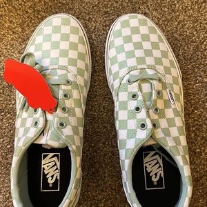 Glitter teal vans brand new with tags